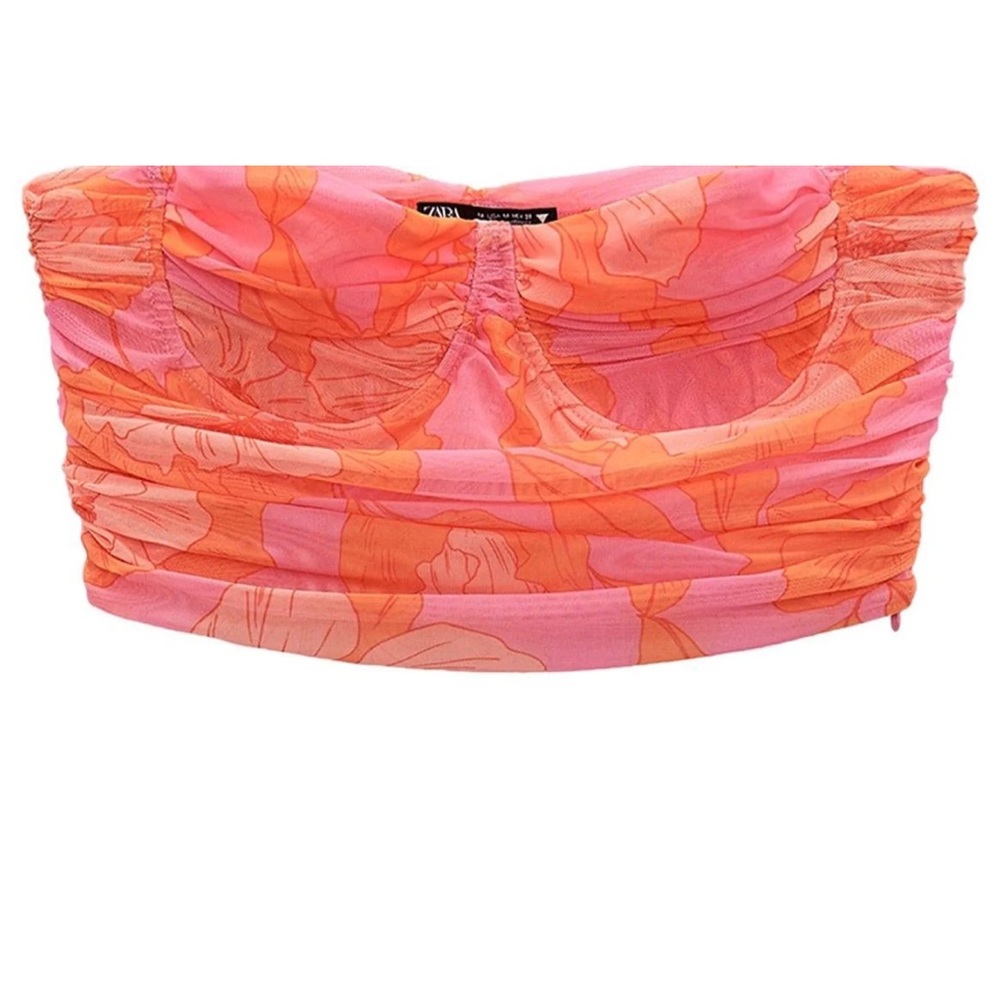 ZARA Tulle Corset Top